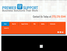 Tablet Screenshot of premieritsupport.com